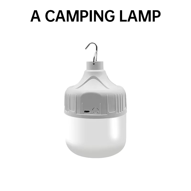 Usb Rechargeable Led Bulb Portable Camping Light Bulb Emergency Lighting Flashlight Lights Outdoor Picnics Hanging Tent Light