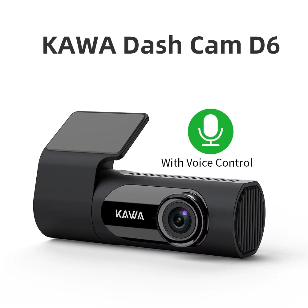 Car DVR D6 Dash Camera for Car 1440P Video Recorder Voice Control 24H Parking Mode App Control Night Vision Dash Cam