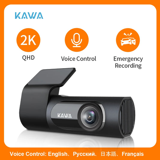 Car DVR D6 Dash Camera for Car 1440P Video Recorder Voice Control 24H Parking Mode App Control Night Vision Dash Cam