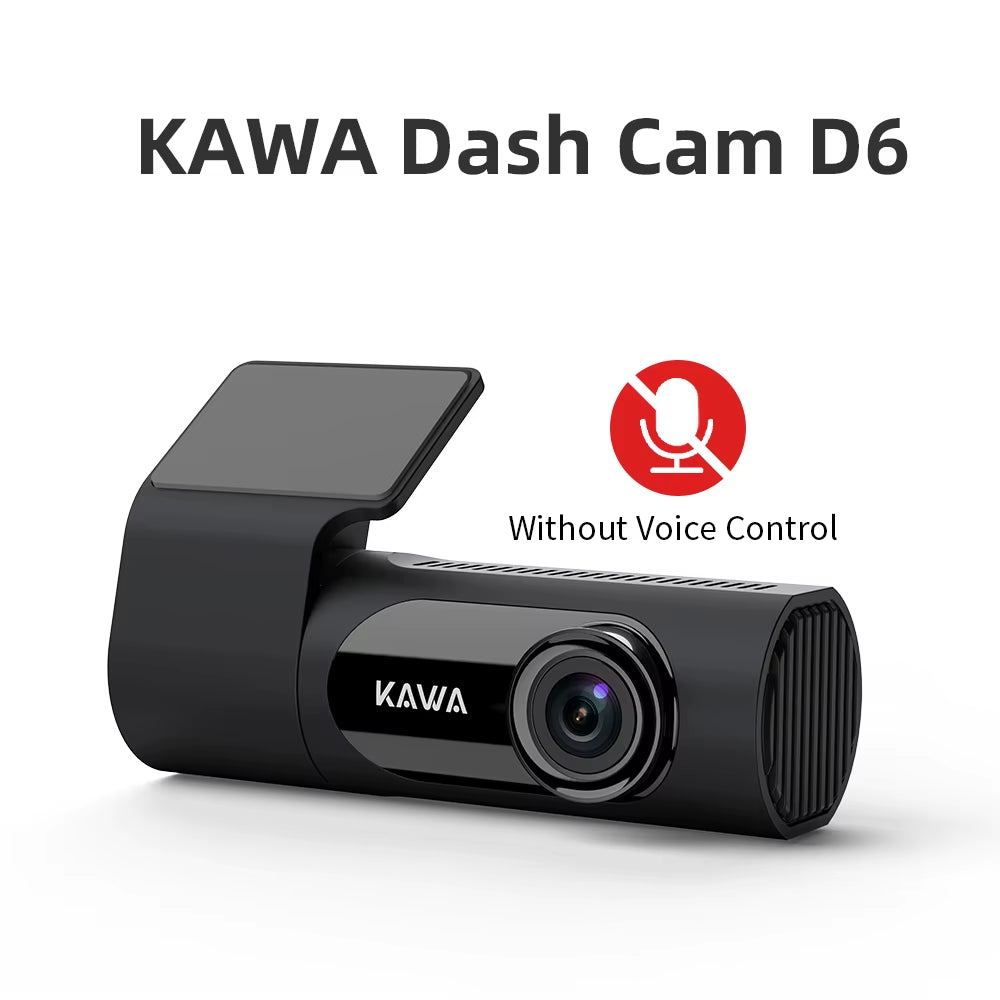 Car DVR D6 Dash Camera for Car 1440P Video Recorder Voice Control 24H Parking Mode App Control Night Vision Dash Cam