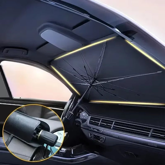 Car Sunshade Umbrella for Auto Shading Car Sun Shade Protector Parasol Summer Sun Interior Windshield Protection Accessories