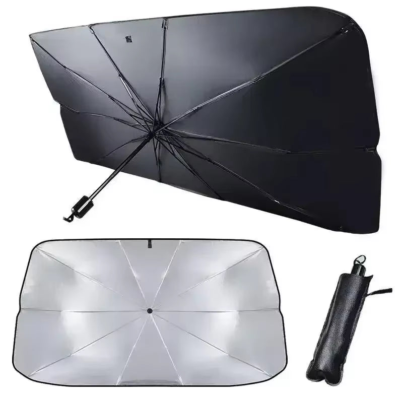 Car Sunshade Umbrella for Auto Shading Car Sun Shade Protector Parasol Summer Sun Interior Windshield Protection Accessories