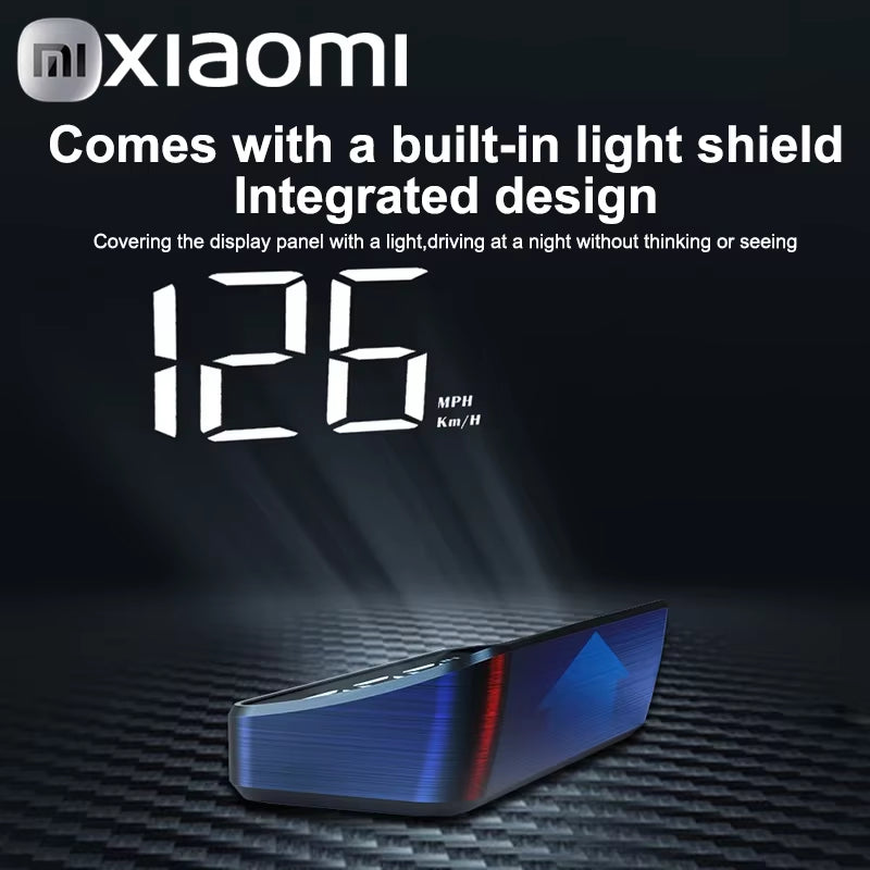 Xiaomi Car Speedometer HUD Head up Display Digital Speed Meter Windshield Projector Vehicles Truck Auto Electronics Accessories